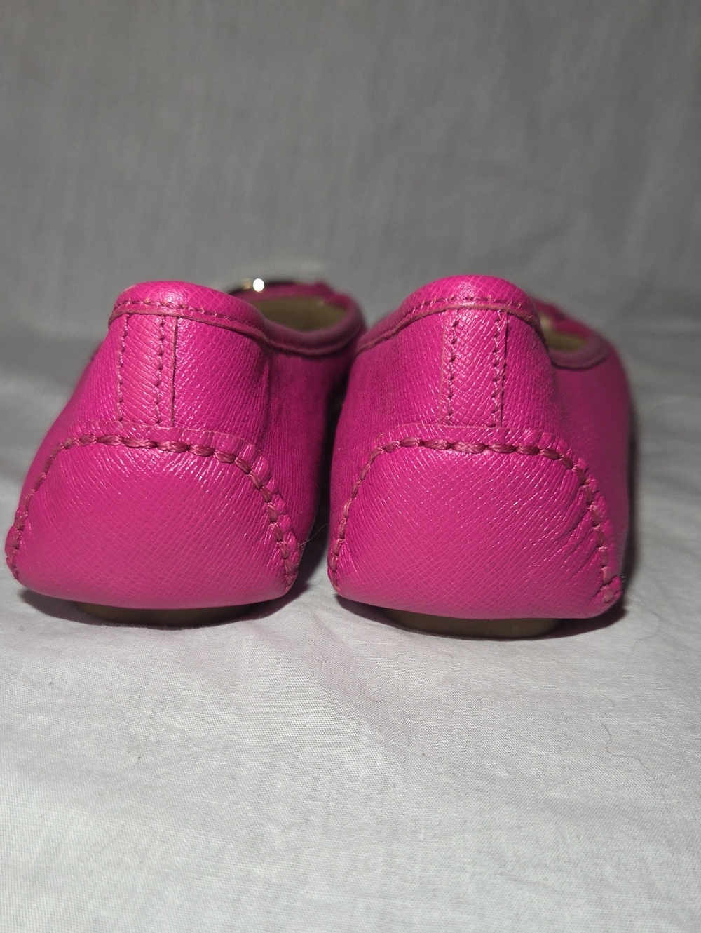 MICHAEL KORS Pink Fuchsia Fulton Ballet Flats 8 1/2 Moccasins Loafers NEW 8.5 - Picture 4 of 8